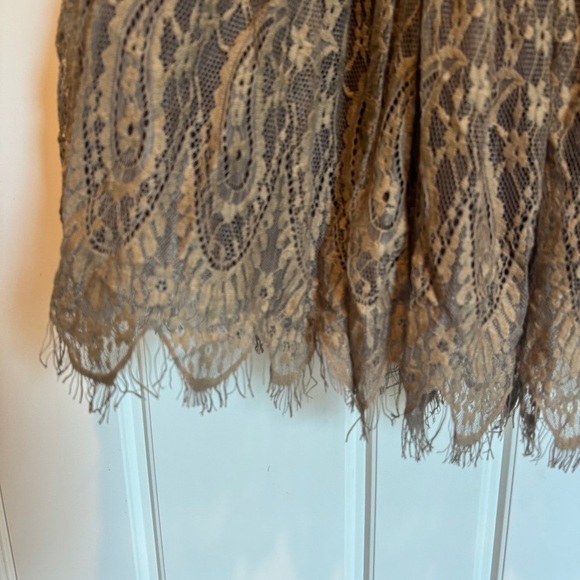 Trish Scully Child Girl's Lace Vintage-Look Full Skirt Formal Dress Size 7 - Picture 2 of 8